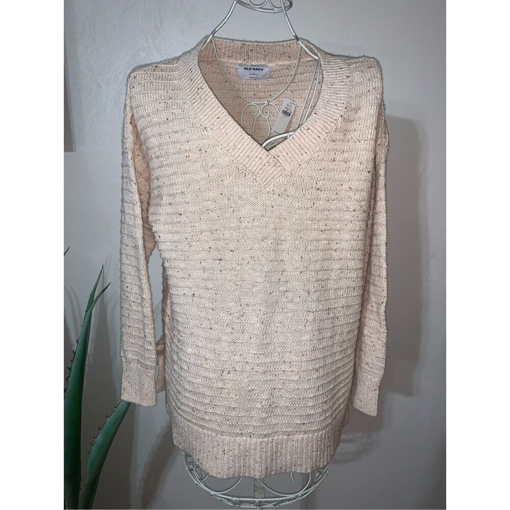NEW WITH TAGS Old Navy Women’s‎ Size small Tunic Length  Sweater biege